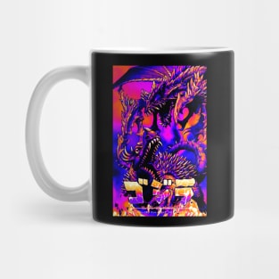 Retro Godzilla Rulers of Earth Mug